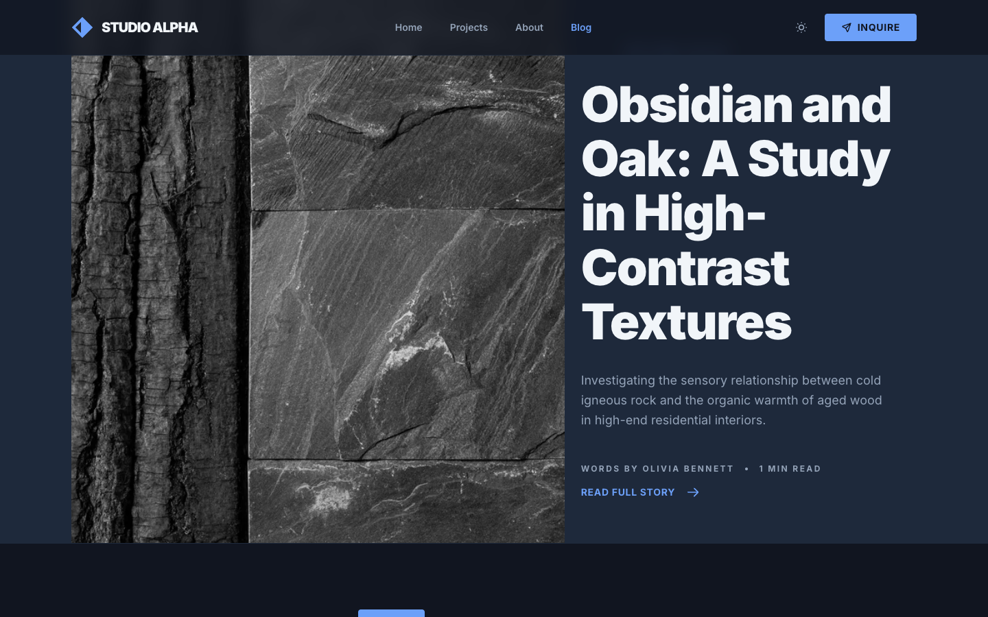 Form & Function Architects website template preview 3