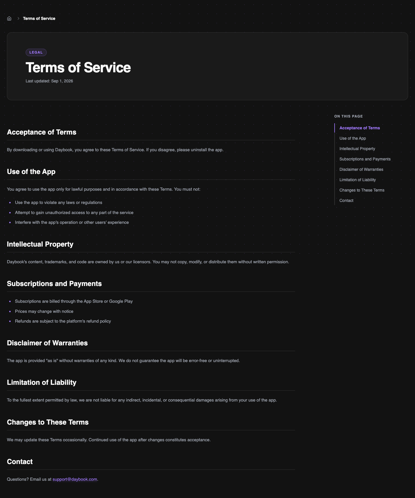 App Landing website template preview 7