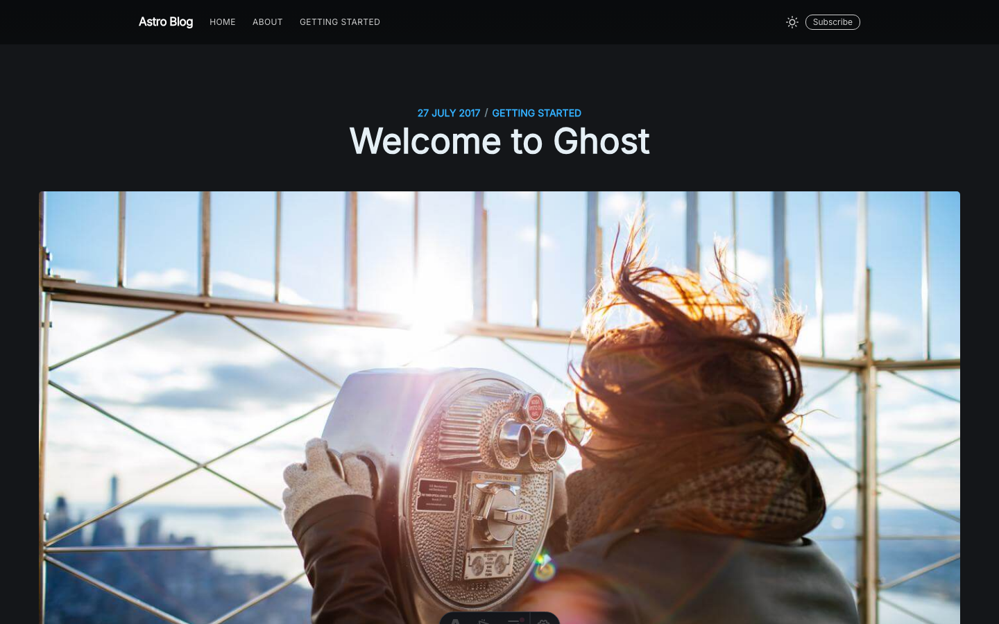 Casper website template — page 9