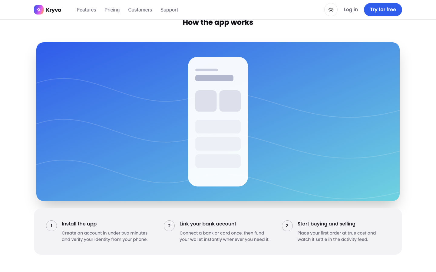 Kryvo website template preview 5