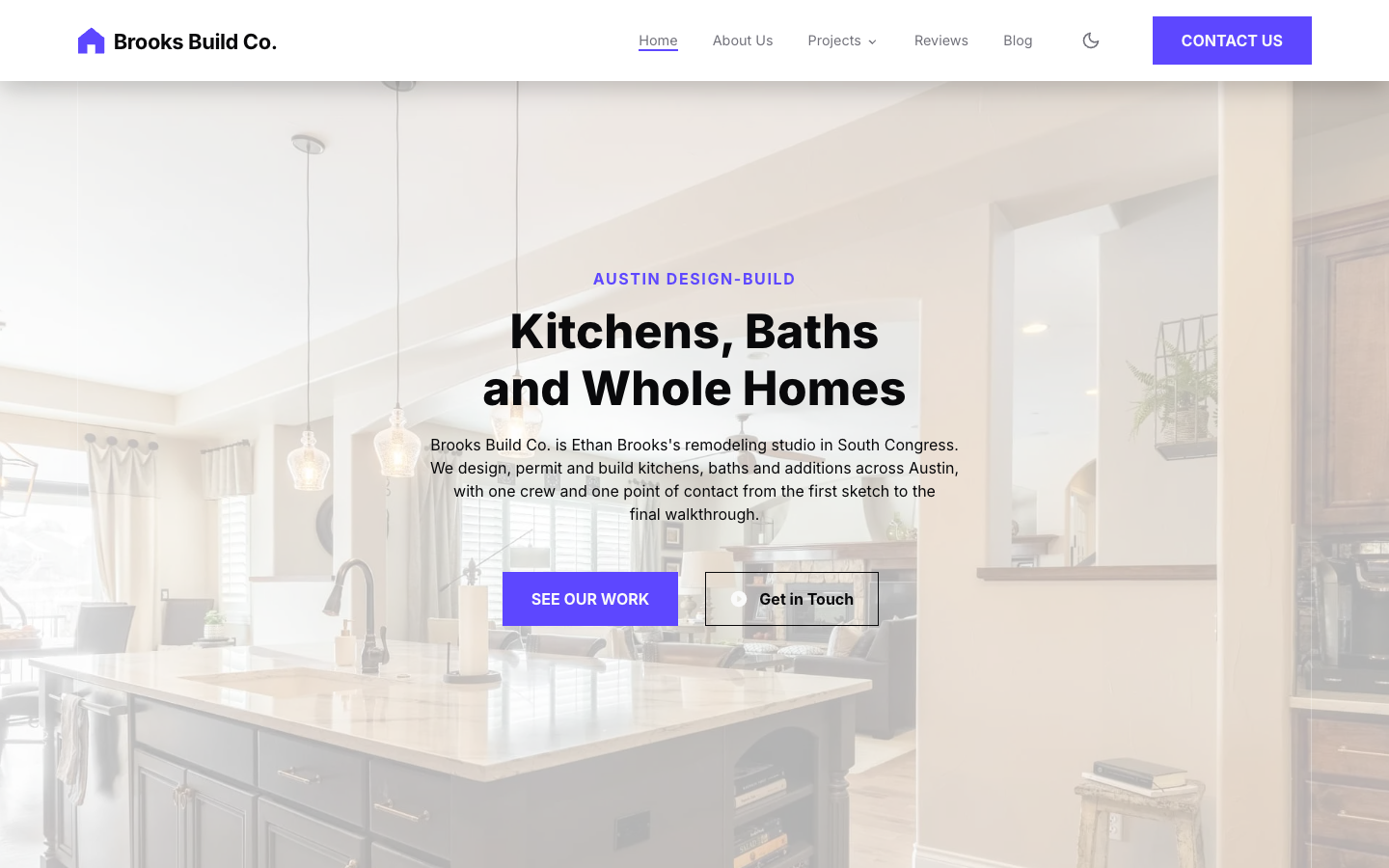 Decap CMS Portfolio website template preview
