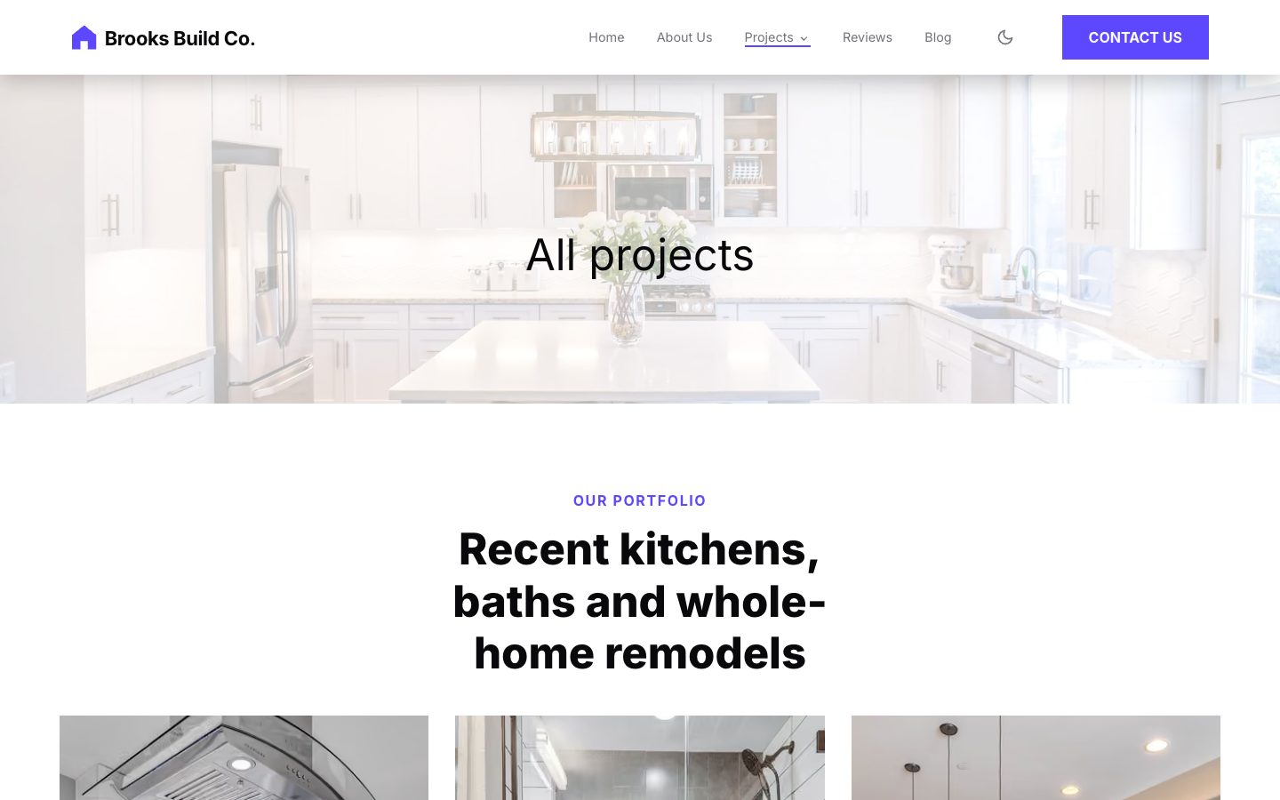 Decap CMS Portfolio website template preview 8