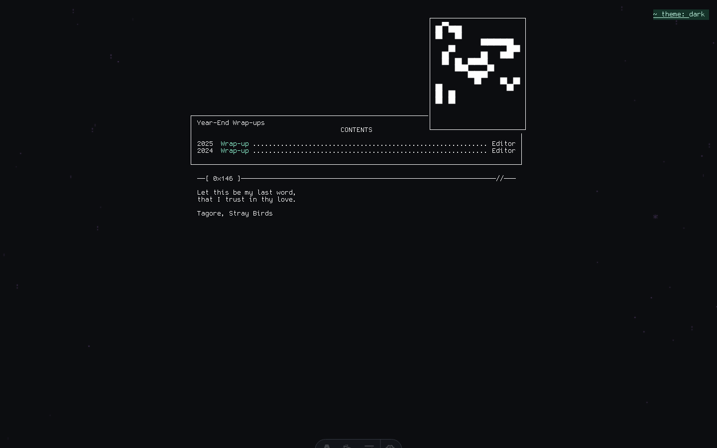 Entropic website template — page 5