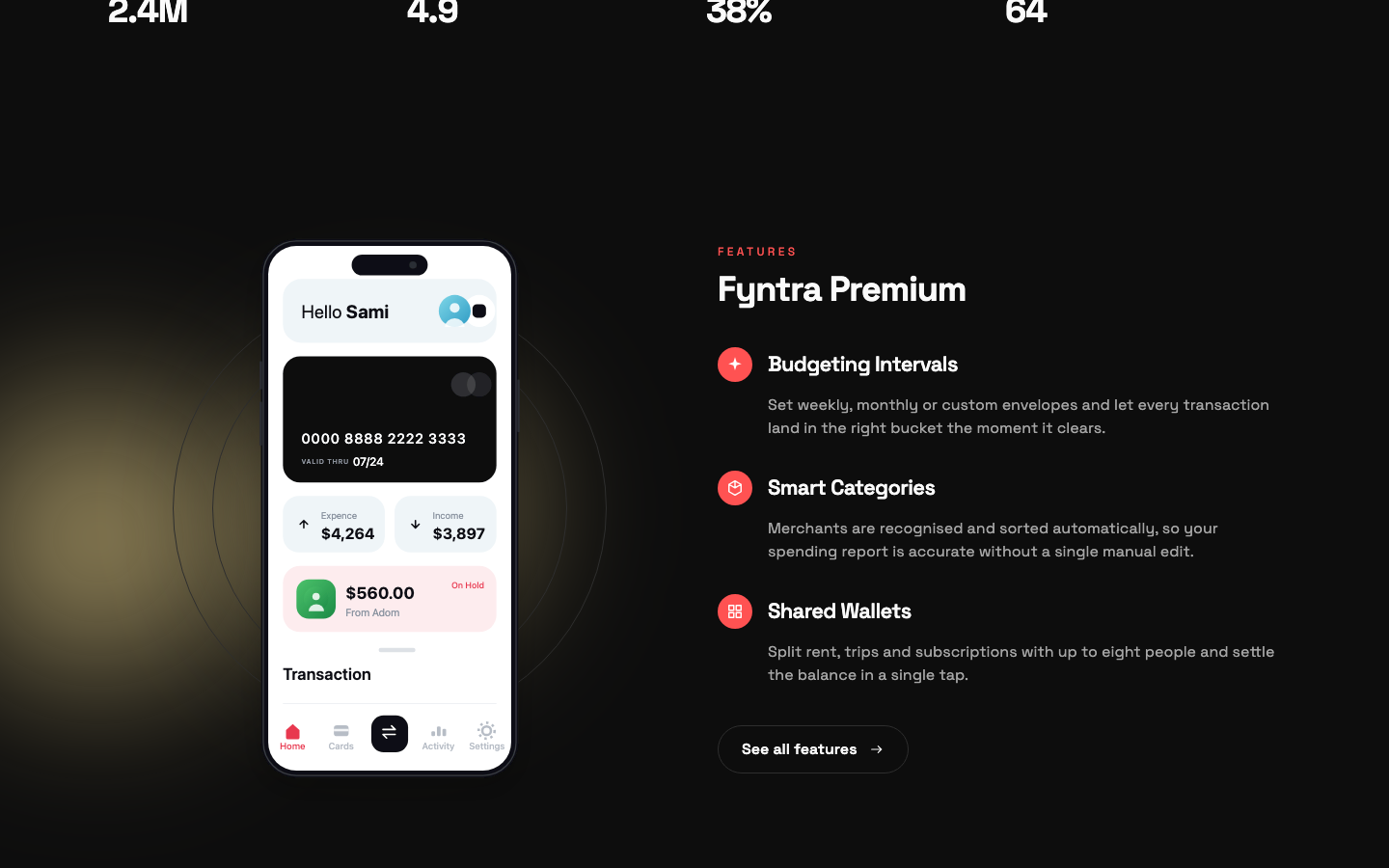 Fyntra website template preview 4