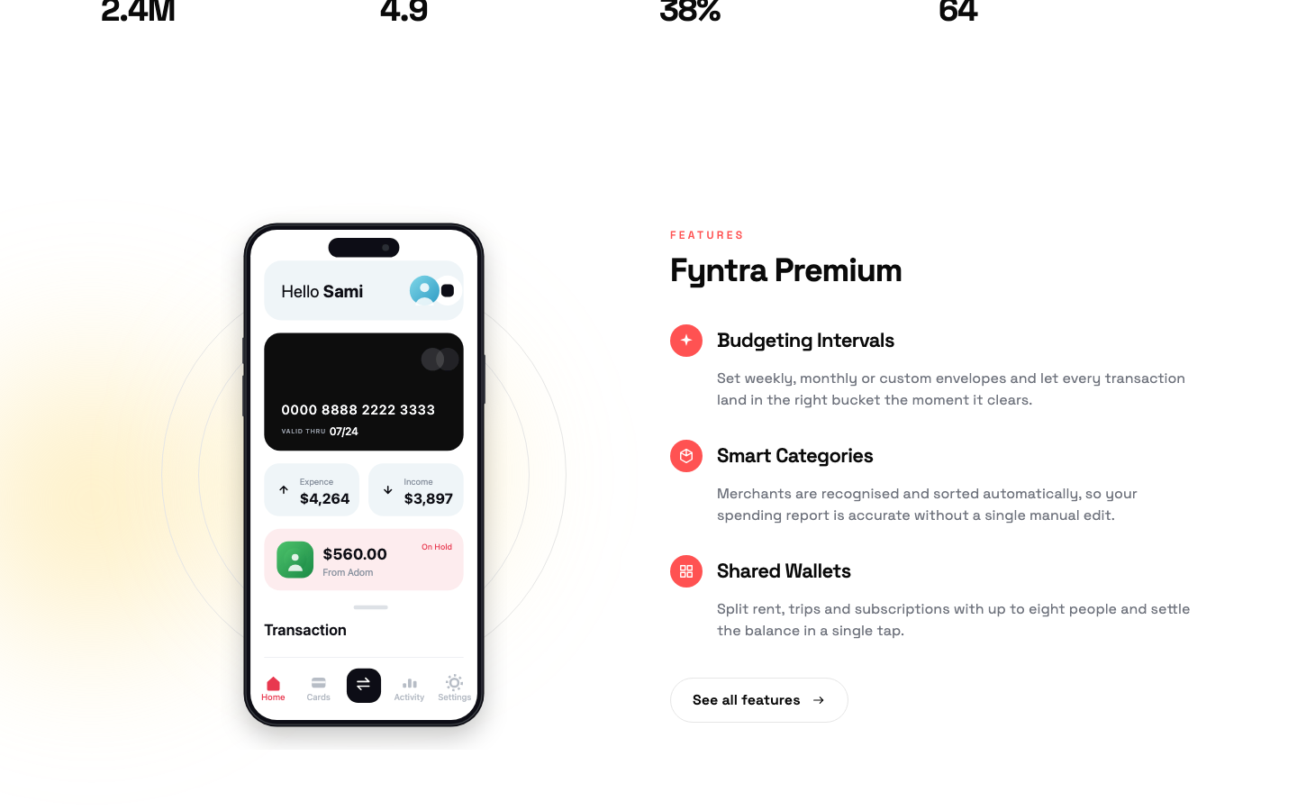 Fyntra website template preview 3
