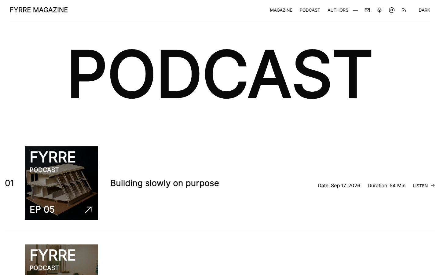 Fyrre website template preview 10