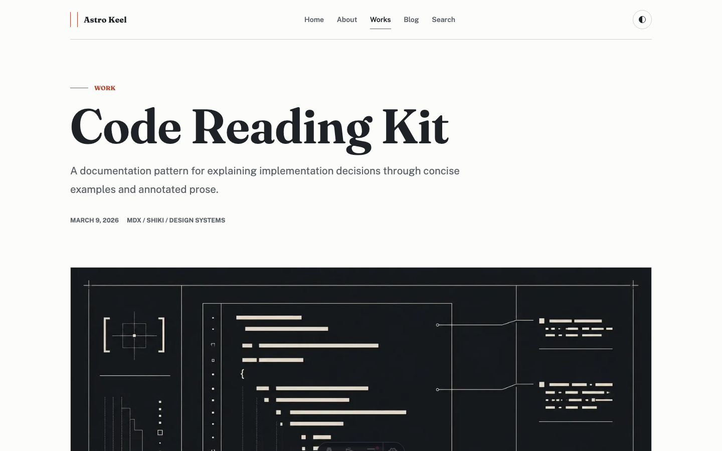 Keel website template — page 7