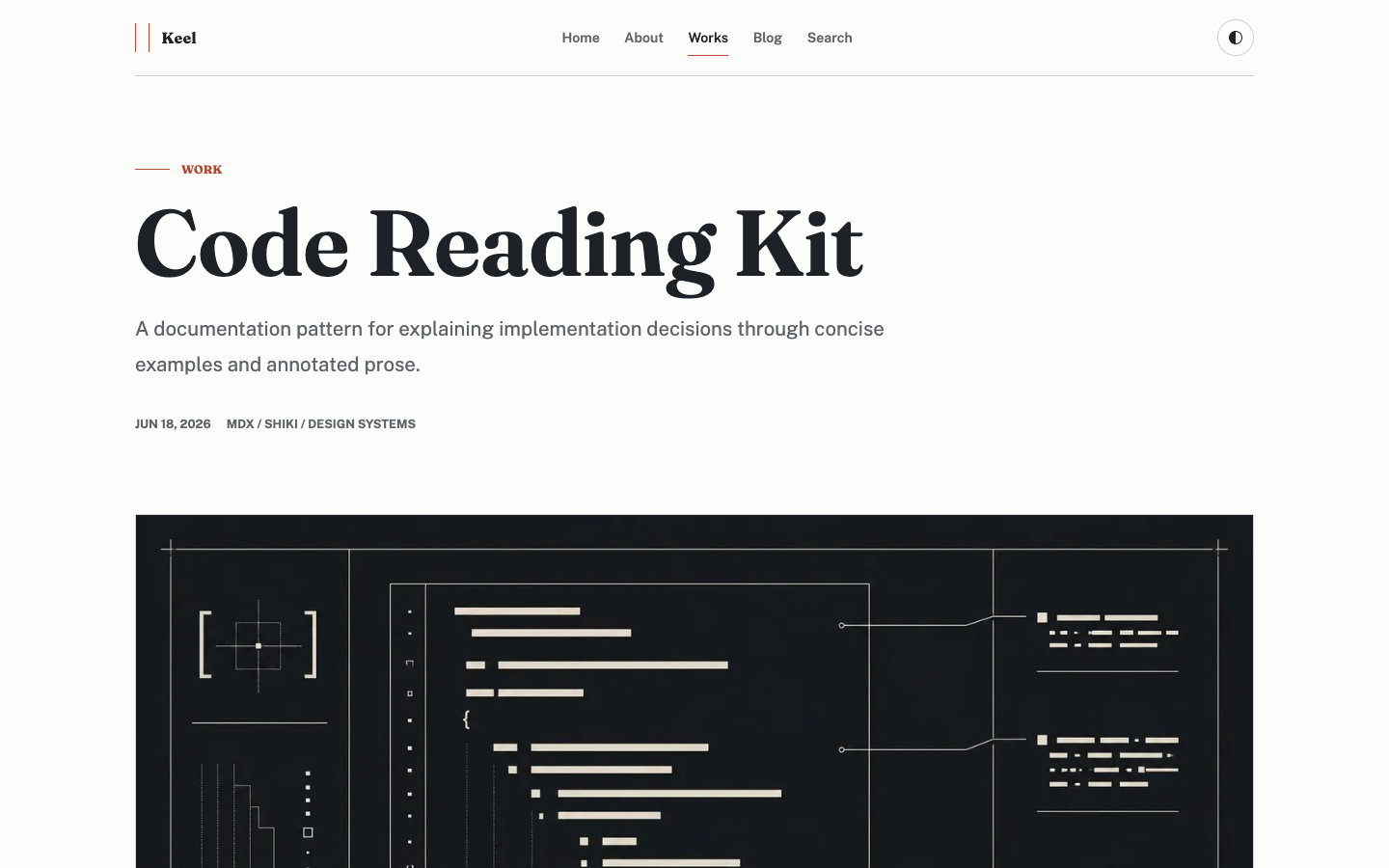 Keel website template preview 7