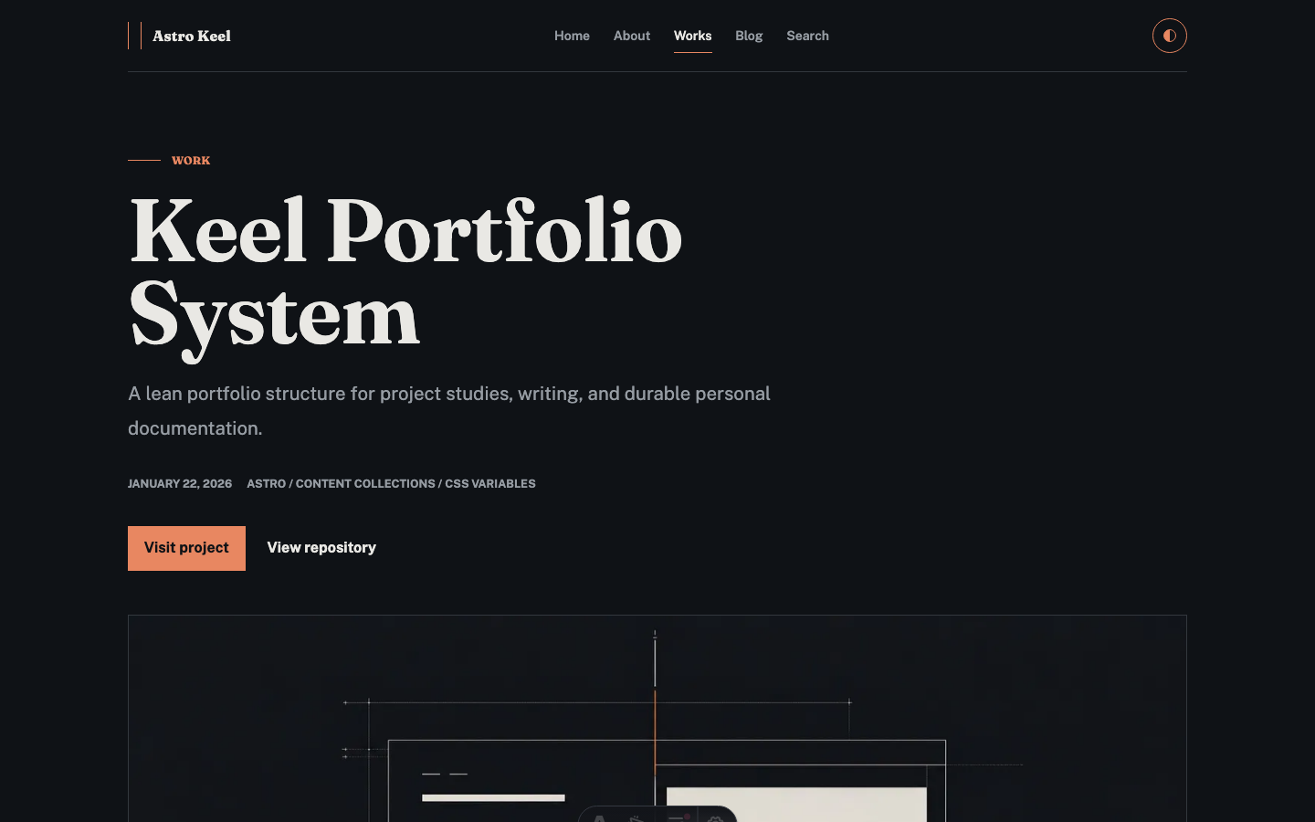 Keel website template — page 9
