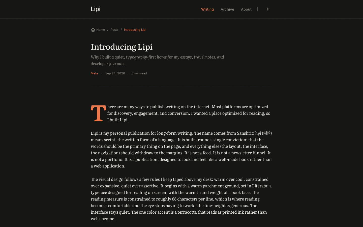 Lipi website template preview 10