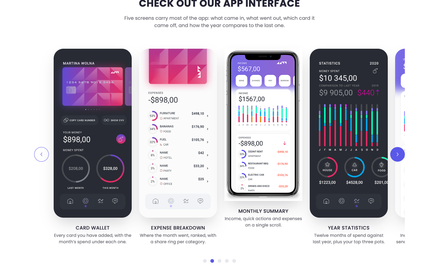 Lumio website template preview 5