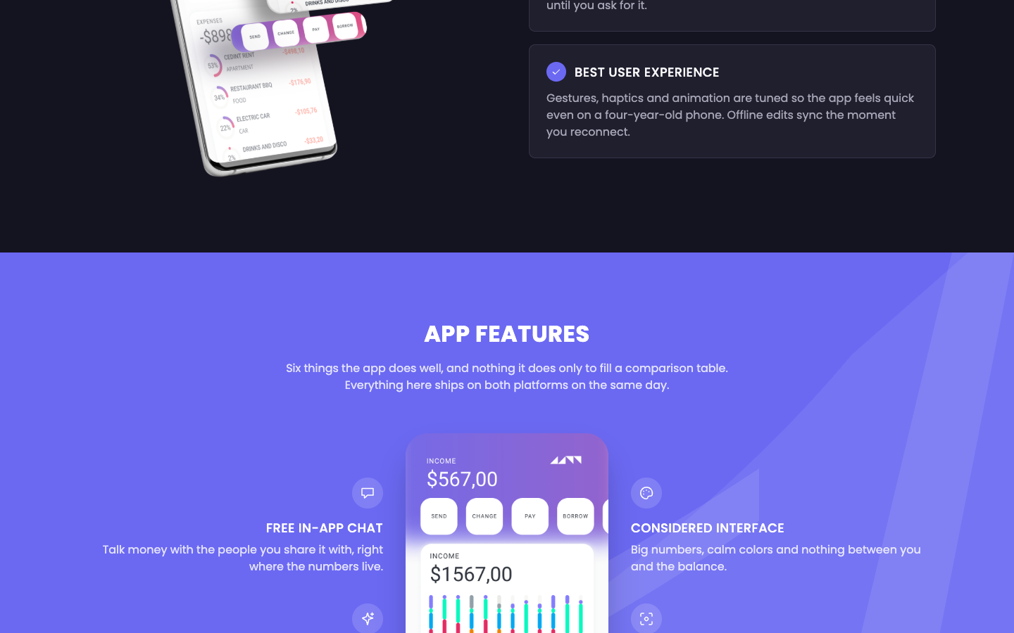 Lumio website template preview 4
