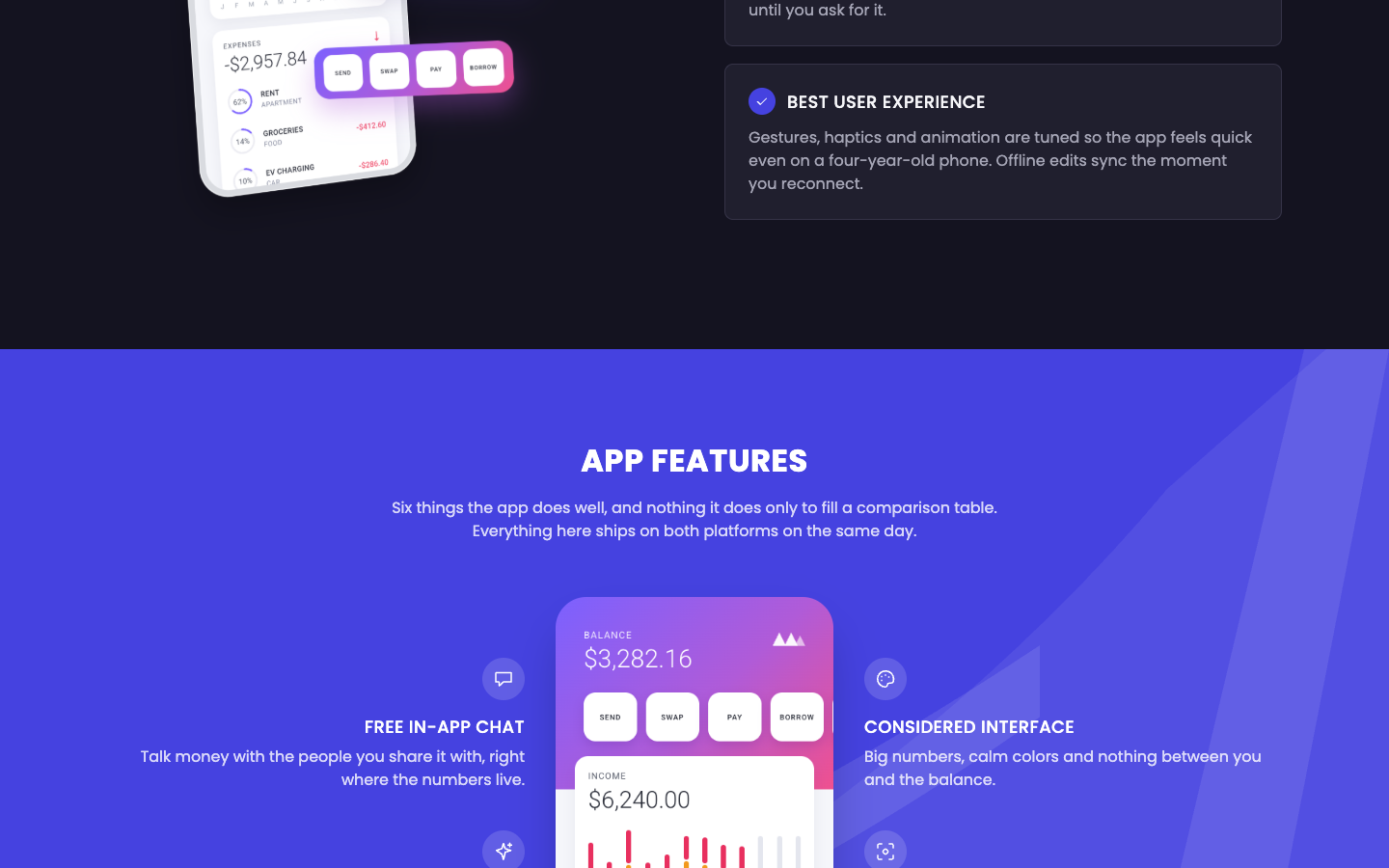 Lumio website template preview 4