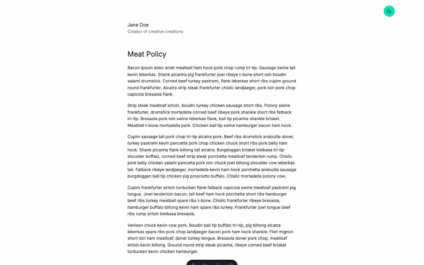 Manduca website template — page 5