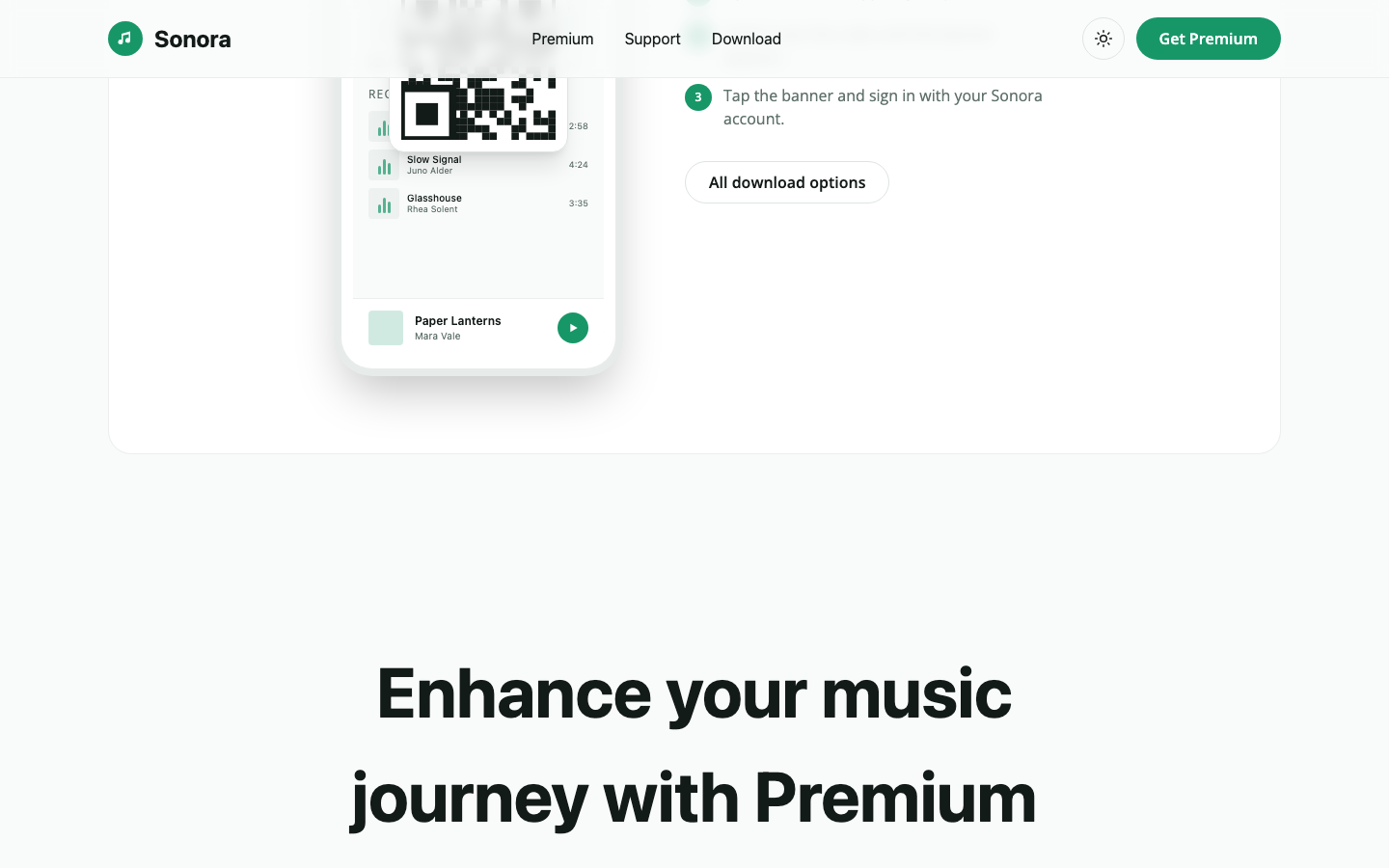 Sonora website template preview 5