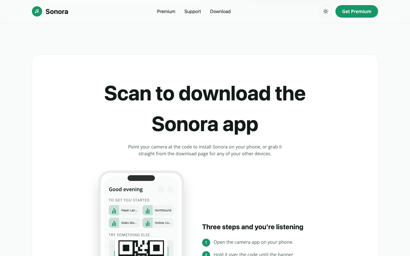 Sonora website template preview 3