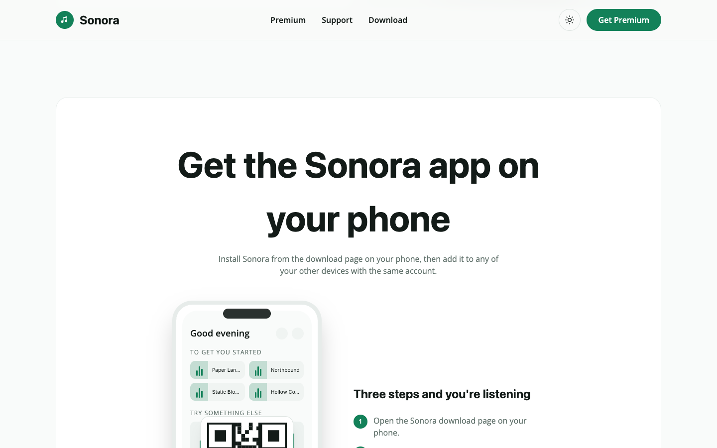 Sonora website template preview 3