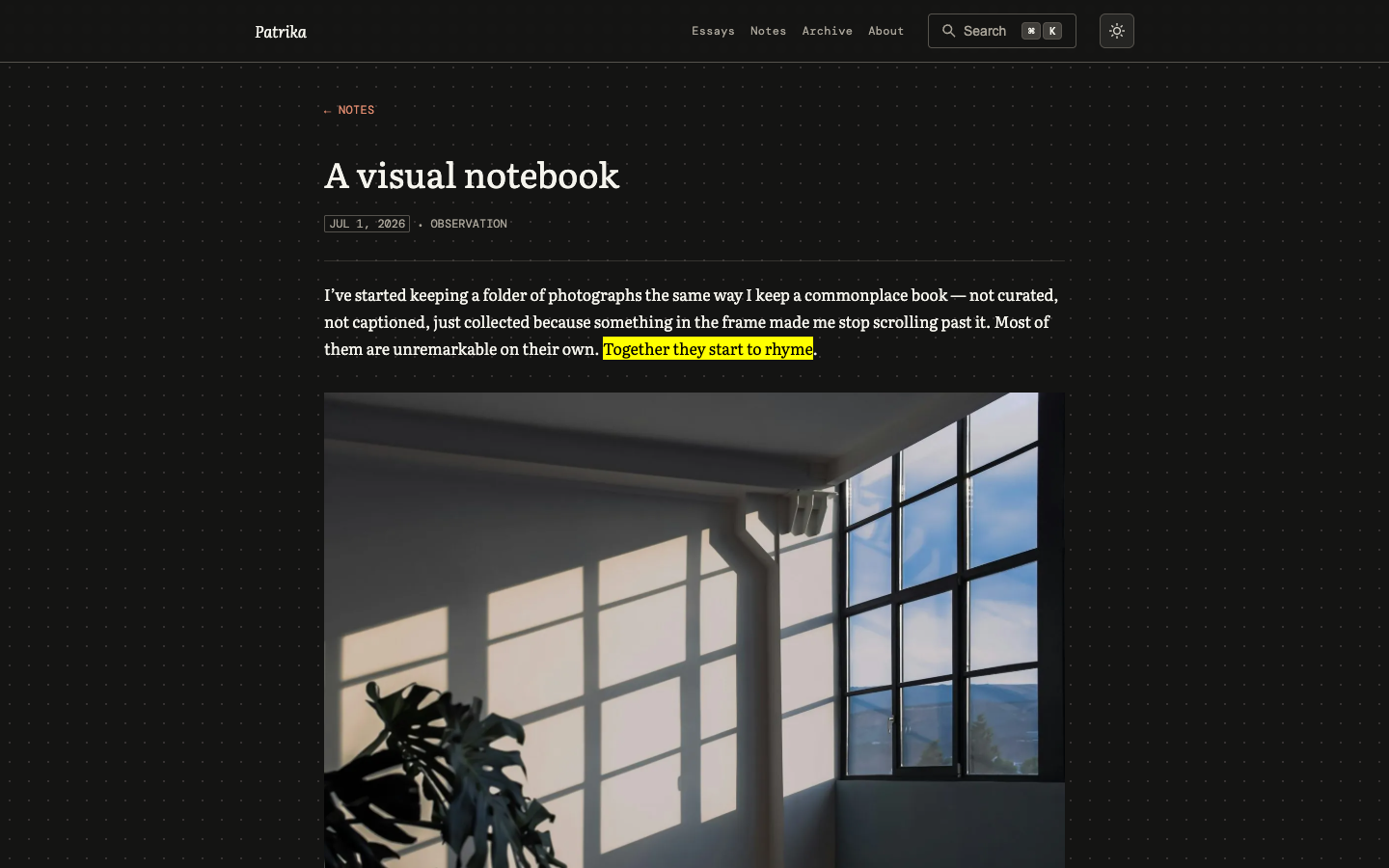 Patrika website template preview 5