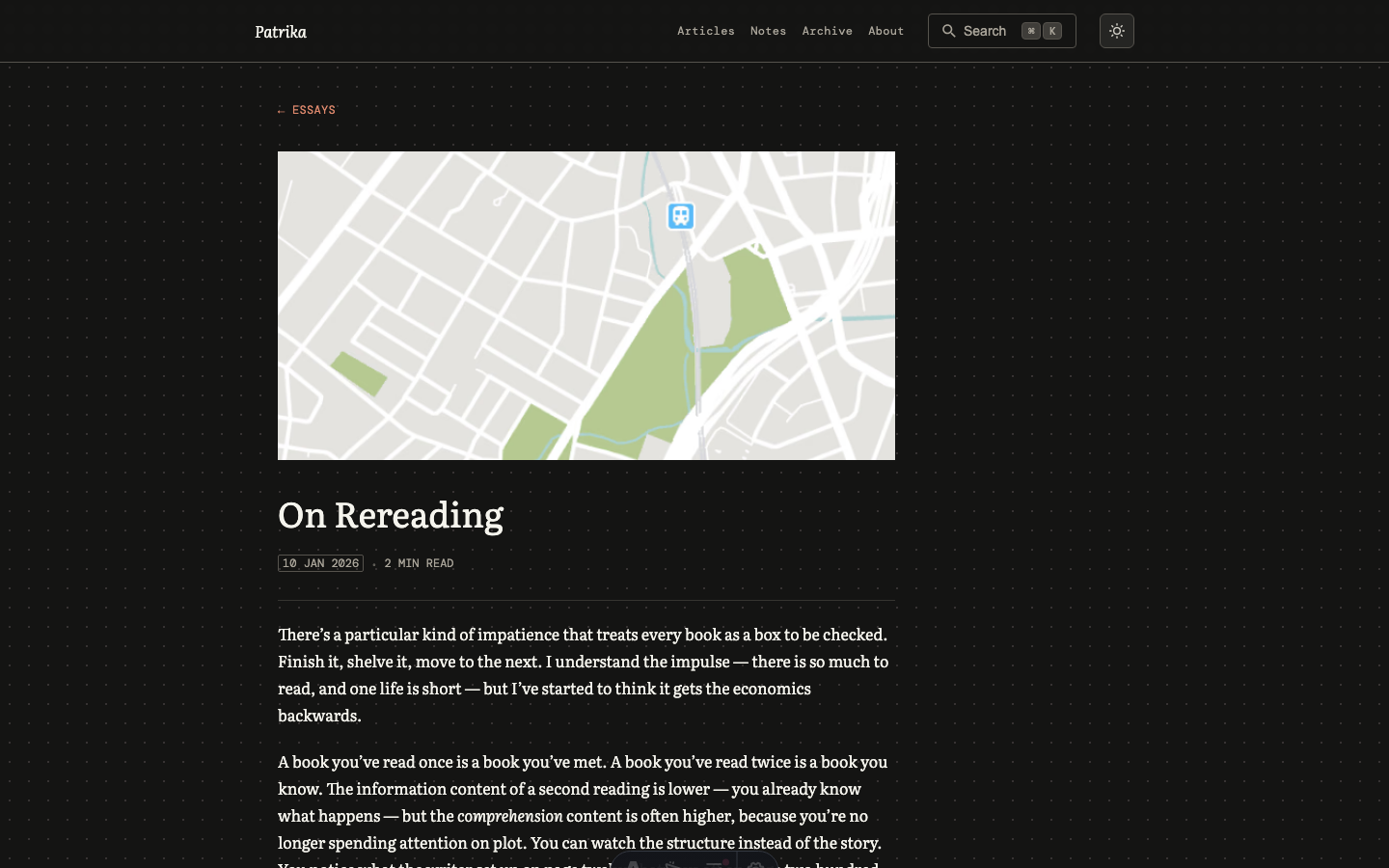 Patrika website template — page 9