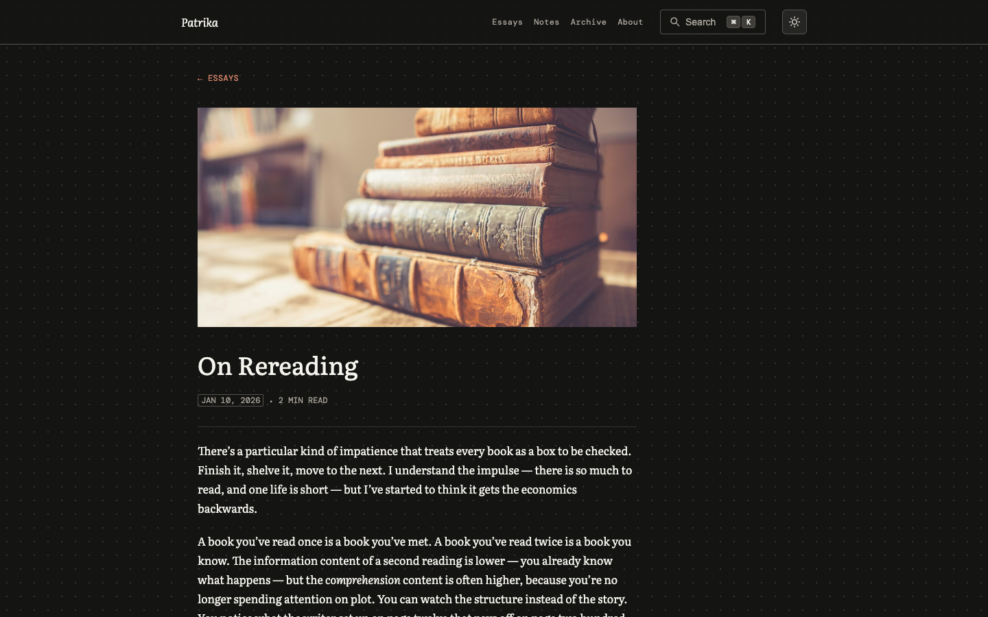 Patrika website template preview 9