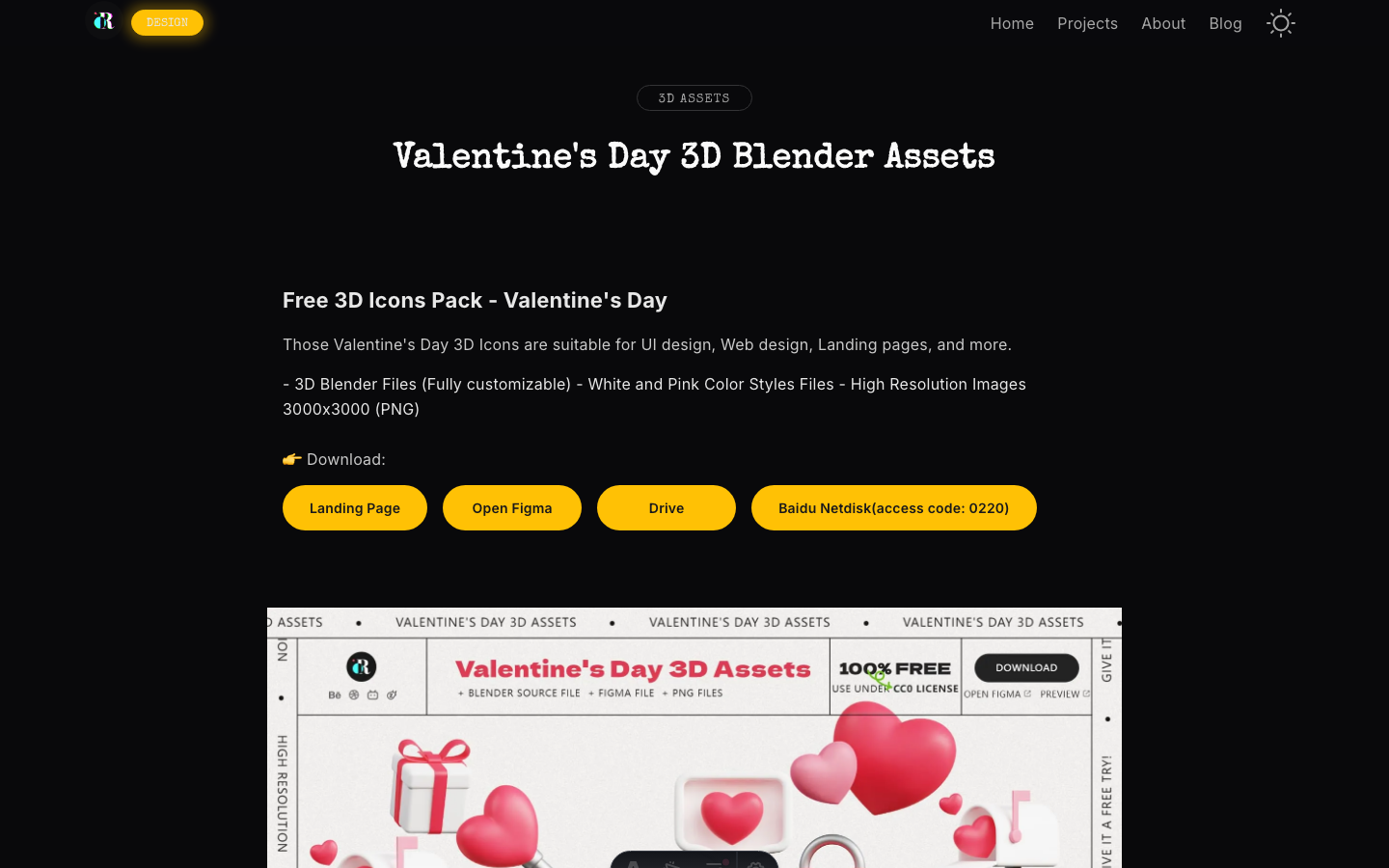 Public Portfolio website template — page 5