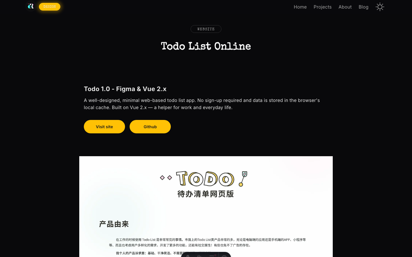 Public Portfolio website template — page 6