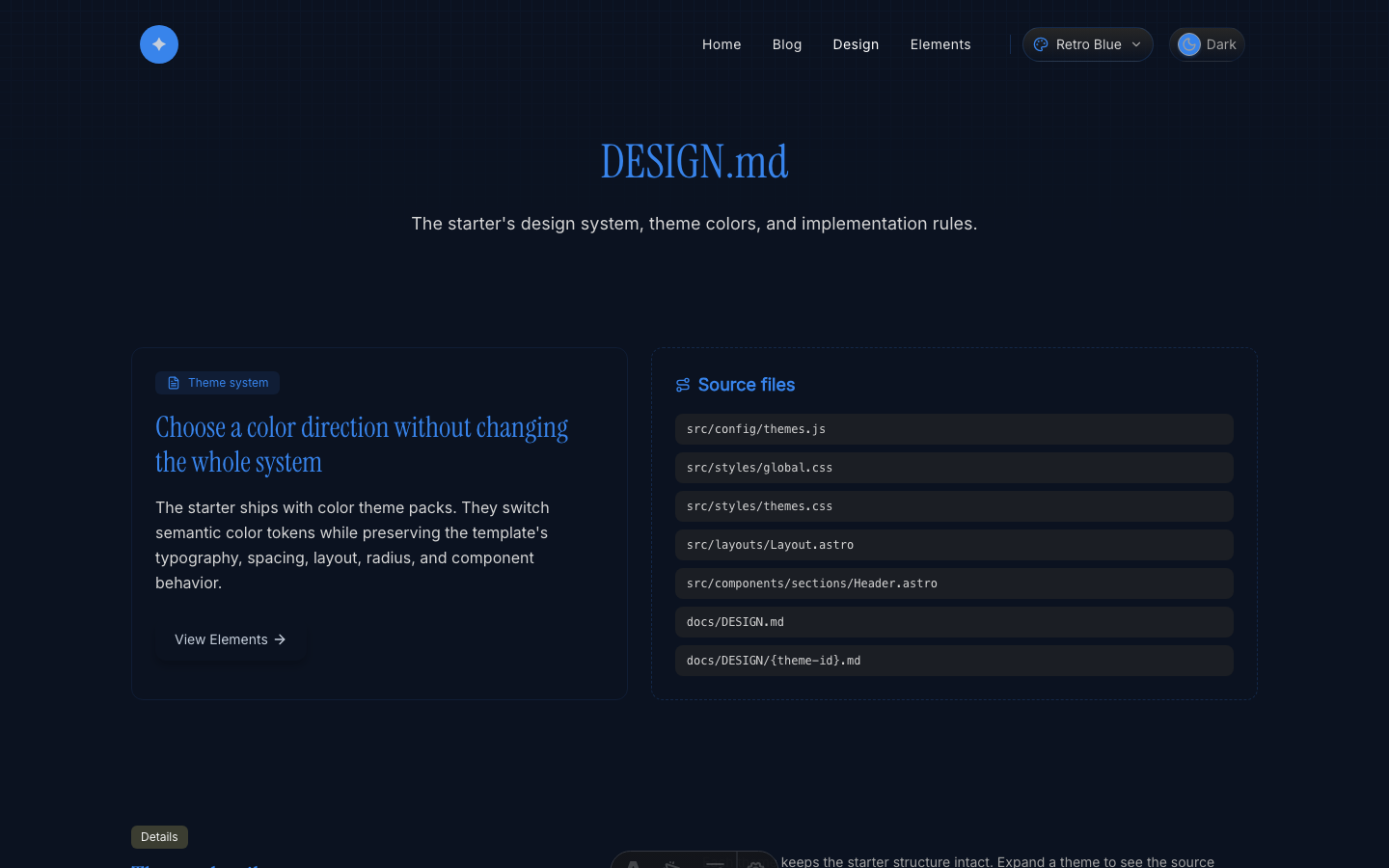 RicoUI Starter website template — page 7