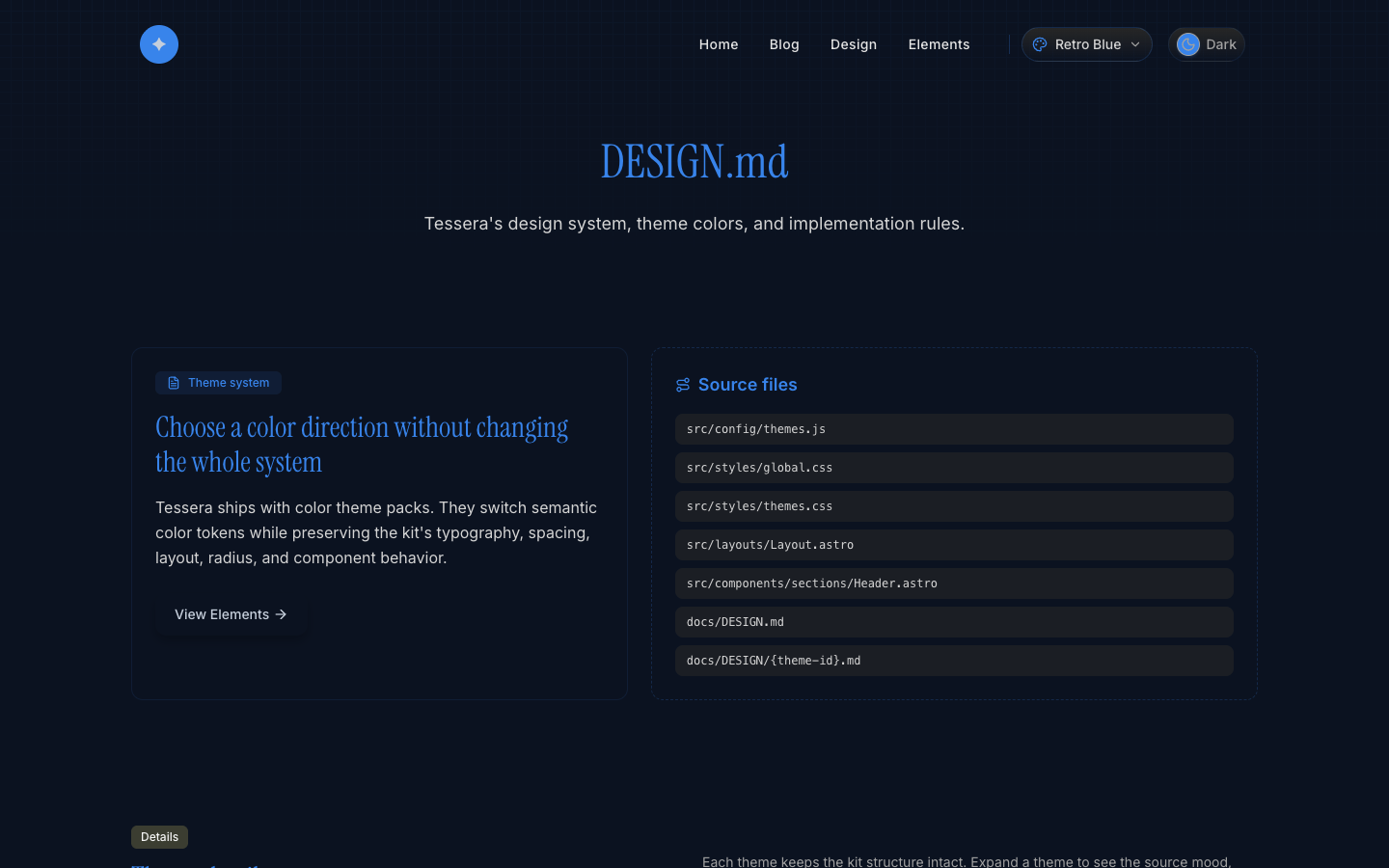 RicoUI Starter website template preview 7