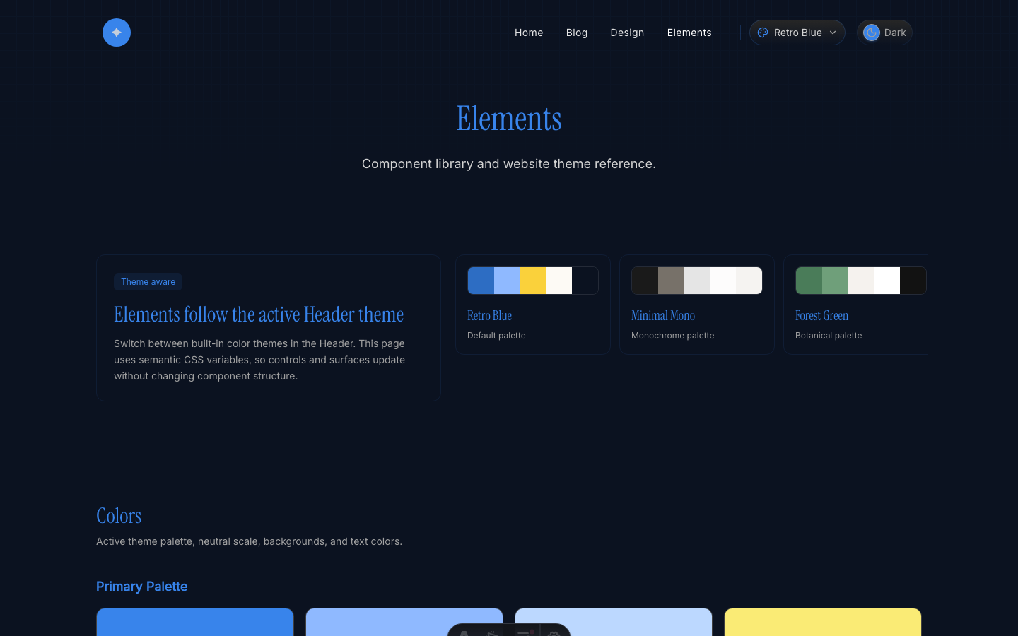 RicoUI Starter website template — page 8
