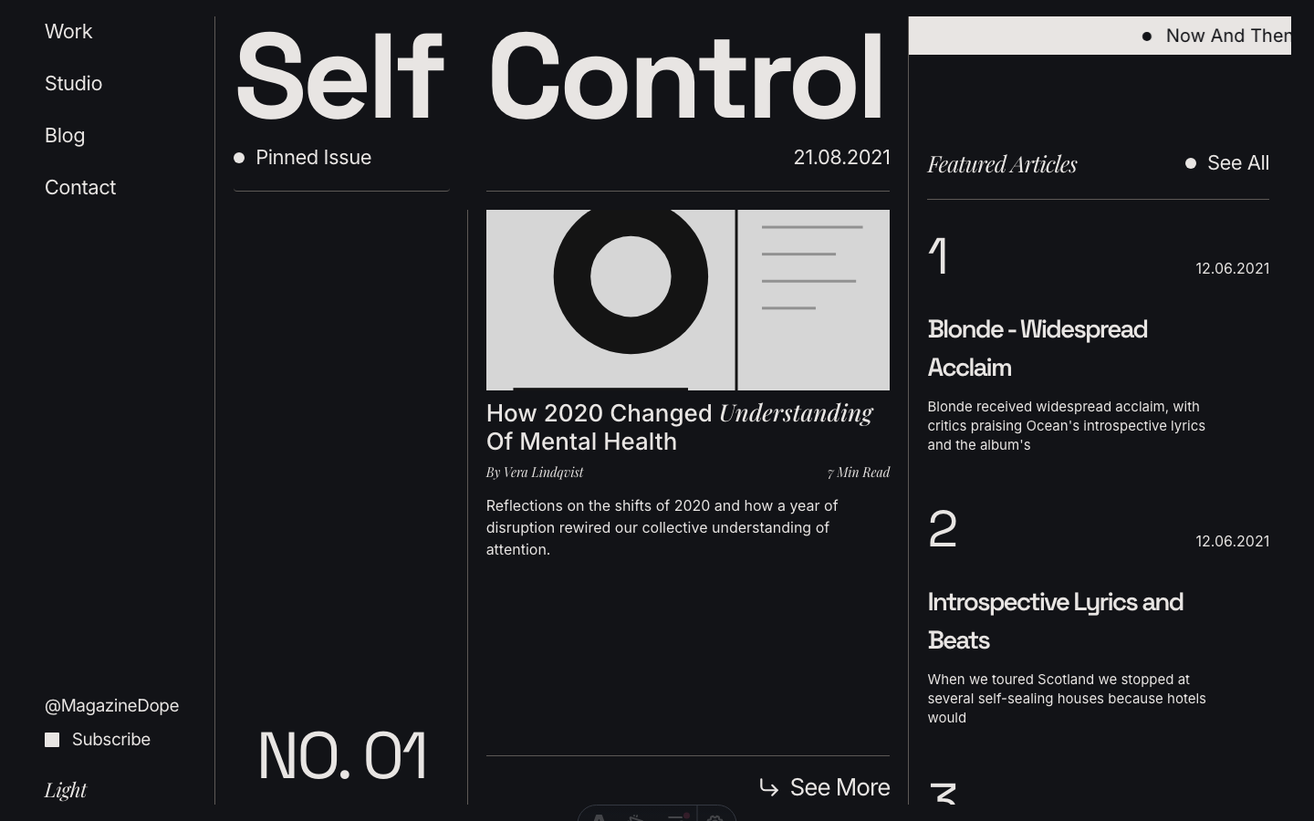 Self Esteem website template — page 2