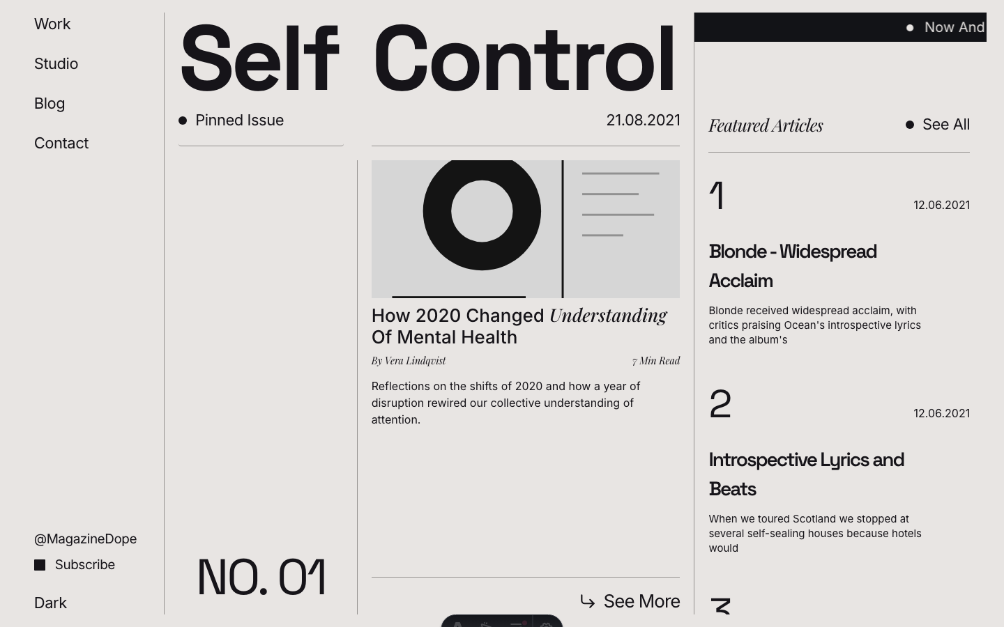 Self Esteem website template preview