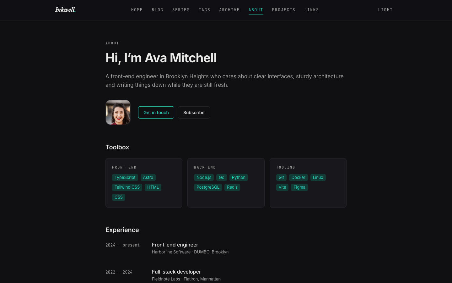 Sify website template preview 3