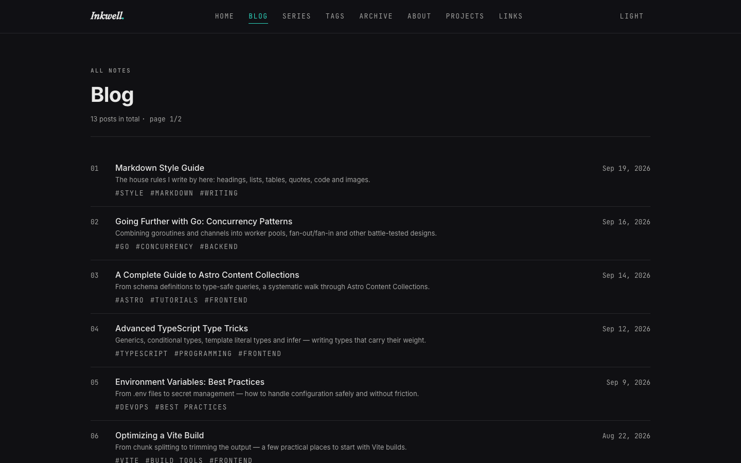 Sify website template preview 5
