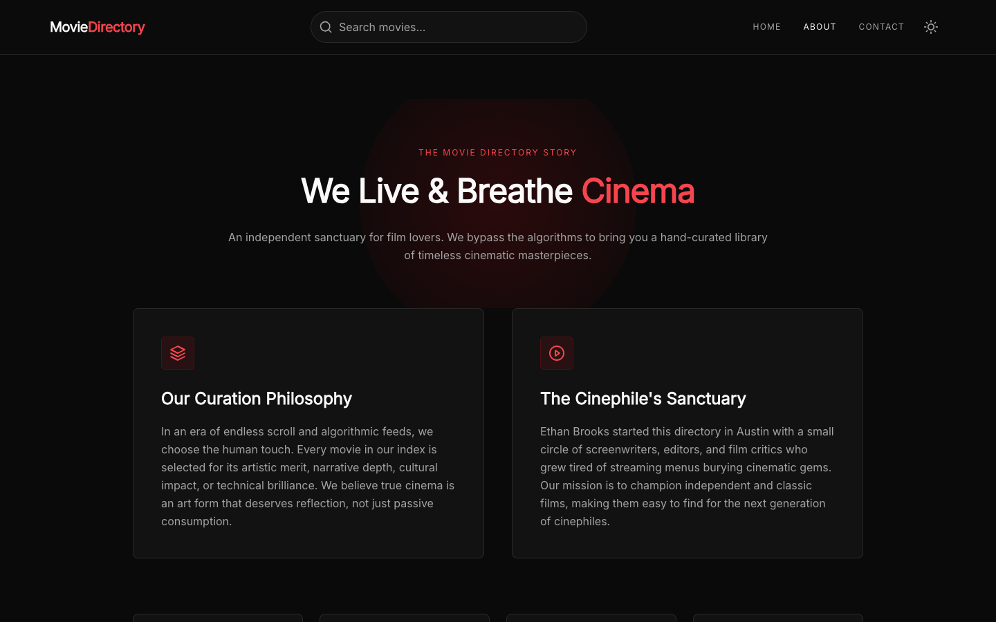 SR Studio website template preview 3