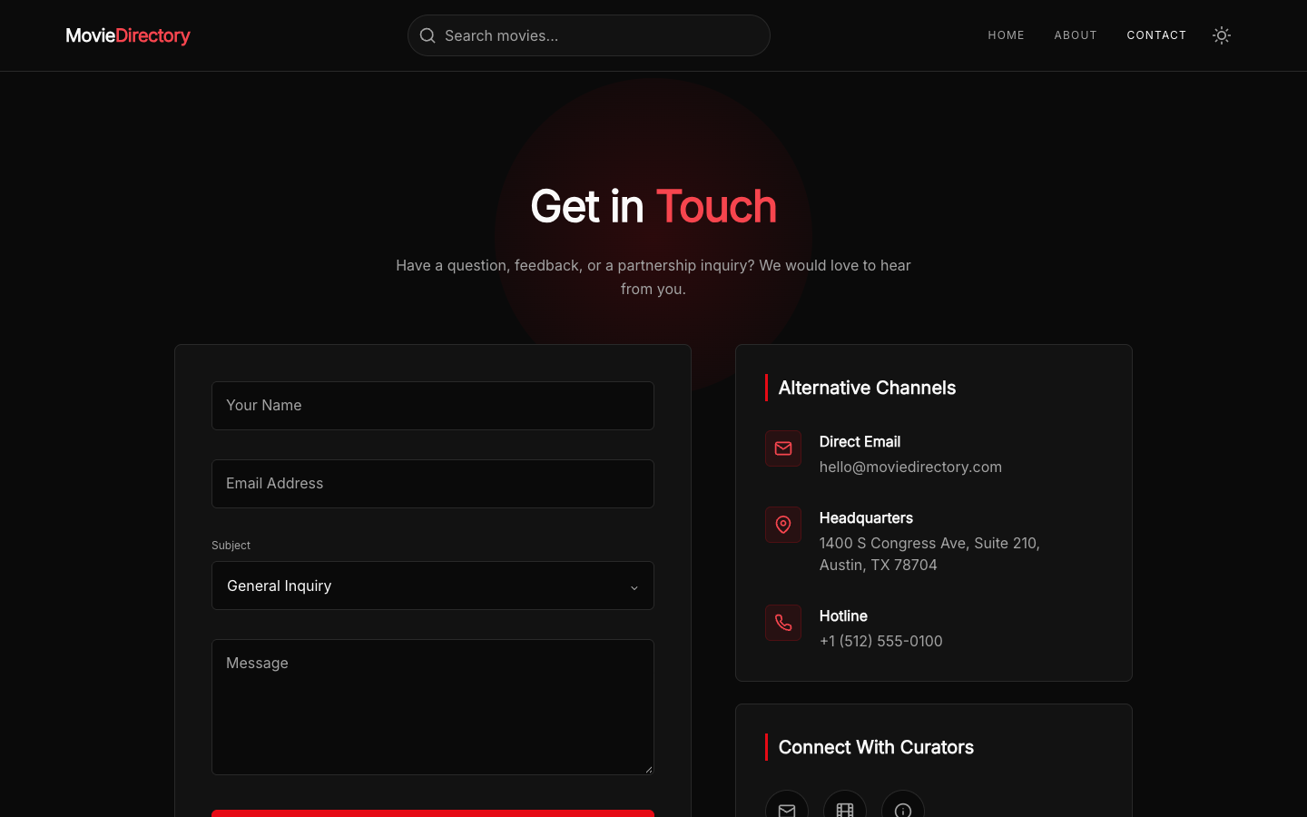 SR Studio website template preview 4