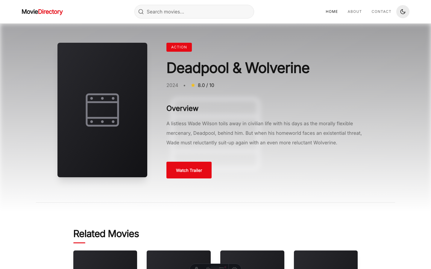 SR Studio website template — page 5