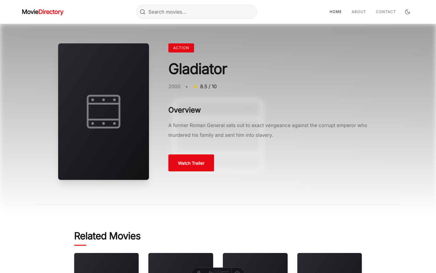 SR Studio website template — page 6