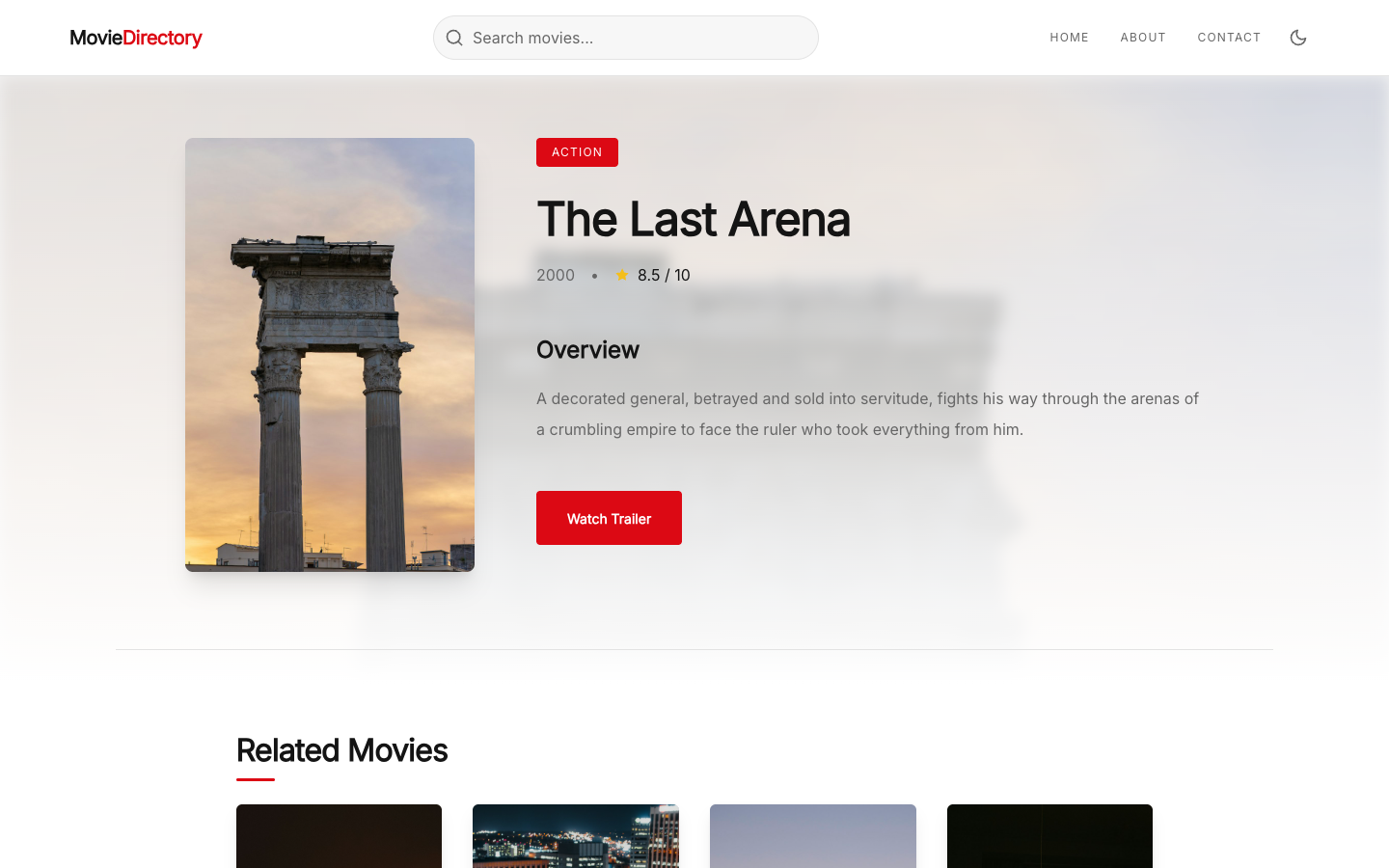 SR Studio website template preview 6