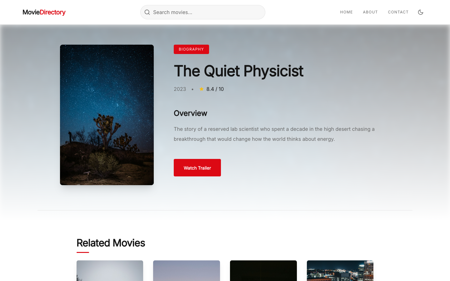 SR Studio website template preview 7