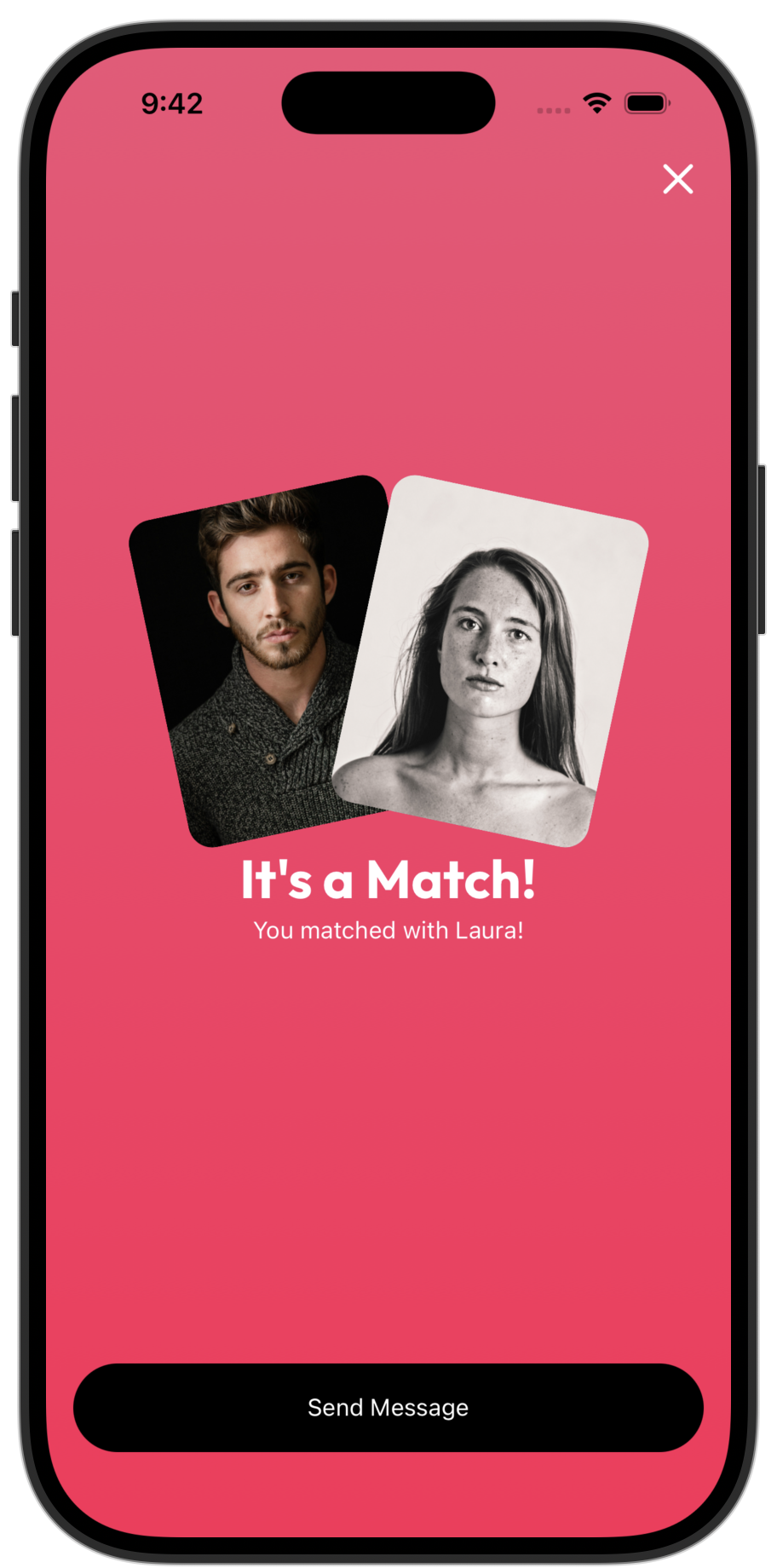 Dating app template — screen 5