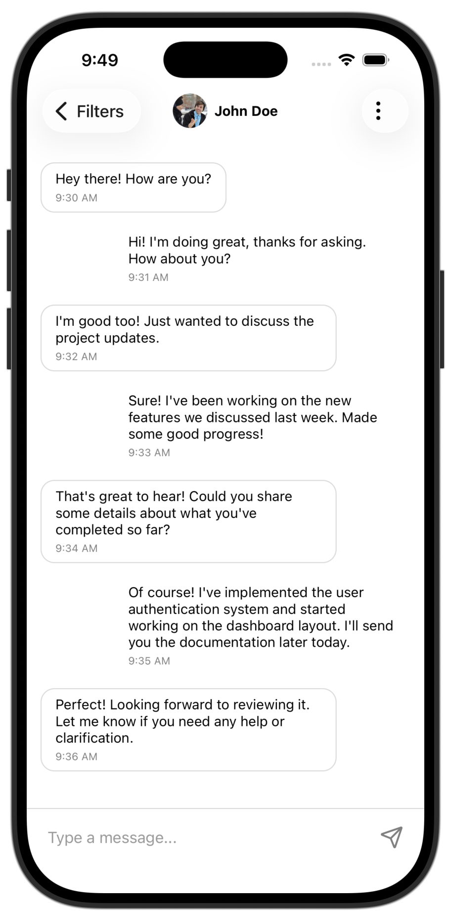 Dating app template — screen 9