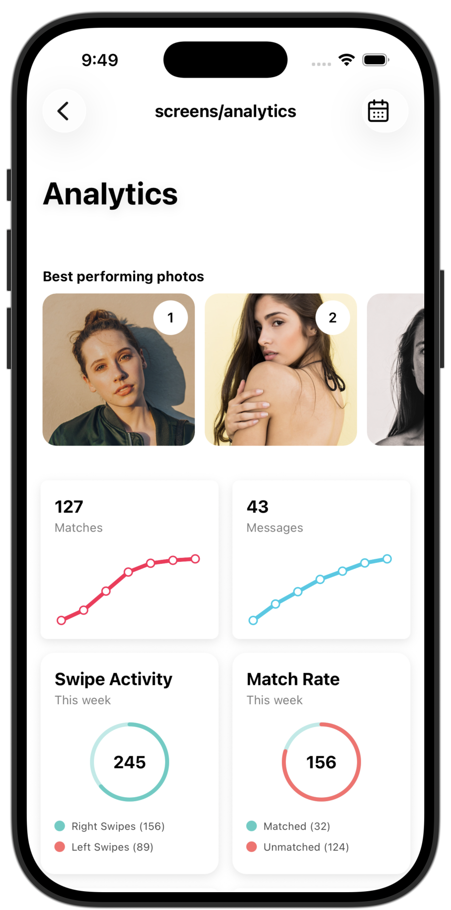 Dating app template — screen 10