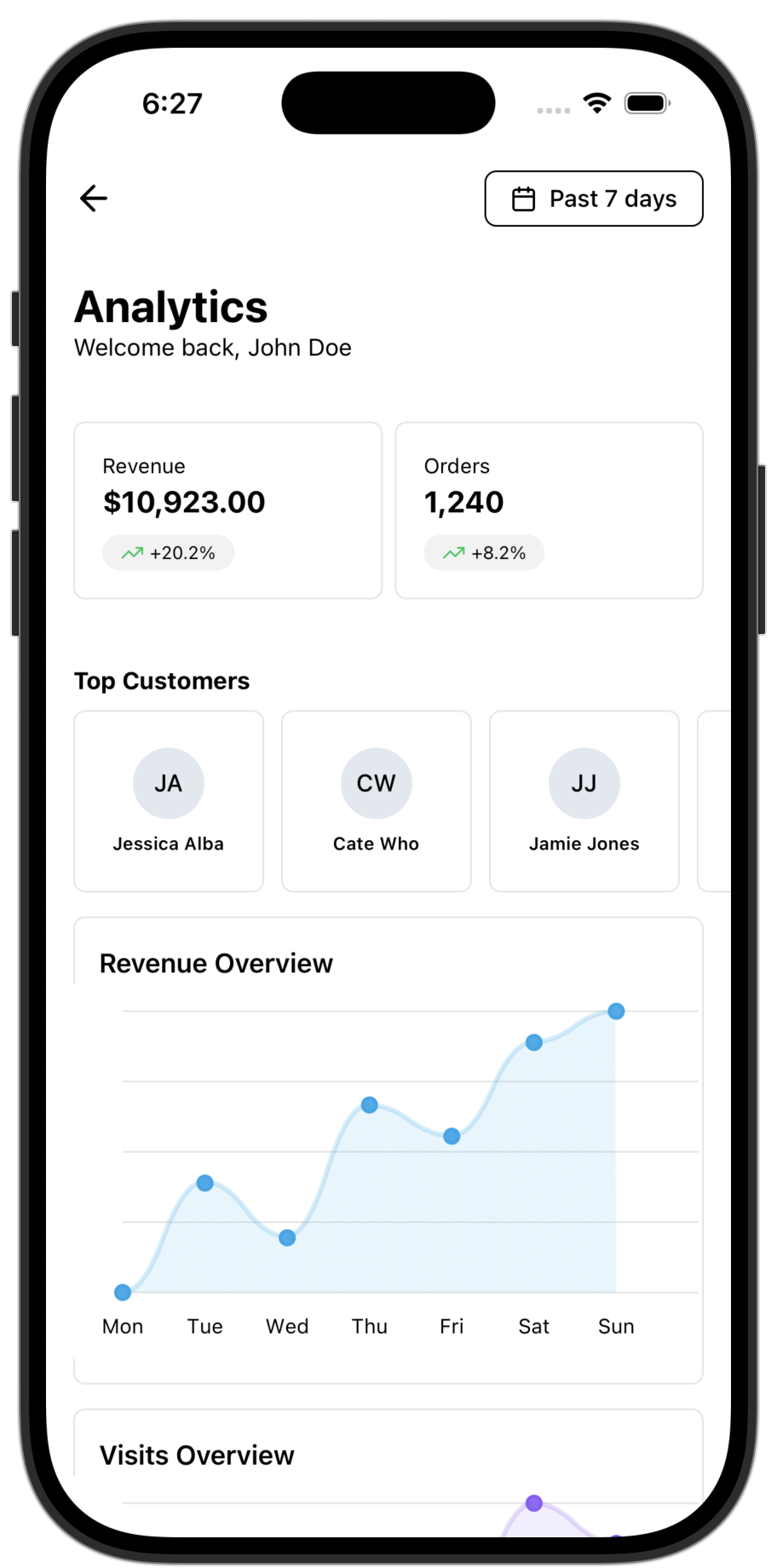 Ecommerce app template — screen 8