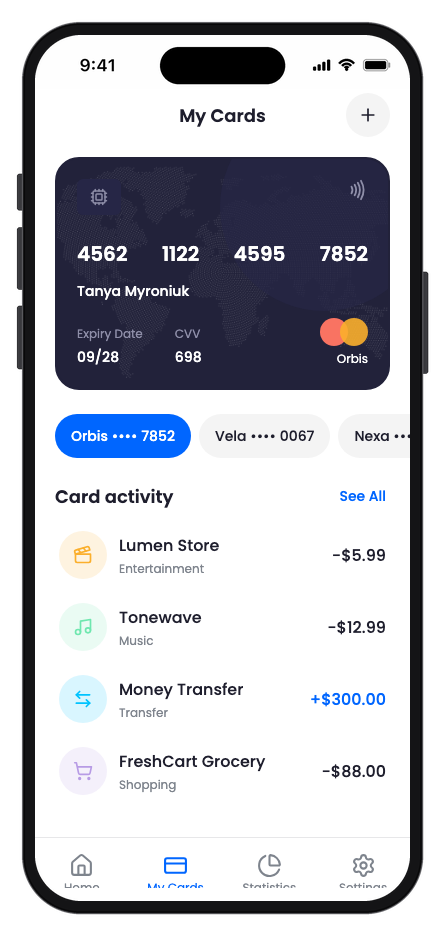 BankPick mobile app template screenshot 2