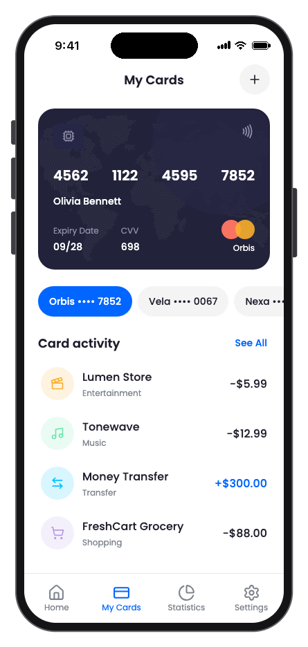 BankPick mobile app template screenshot 2