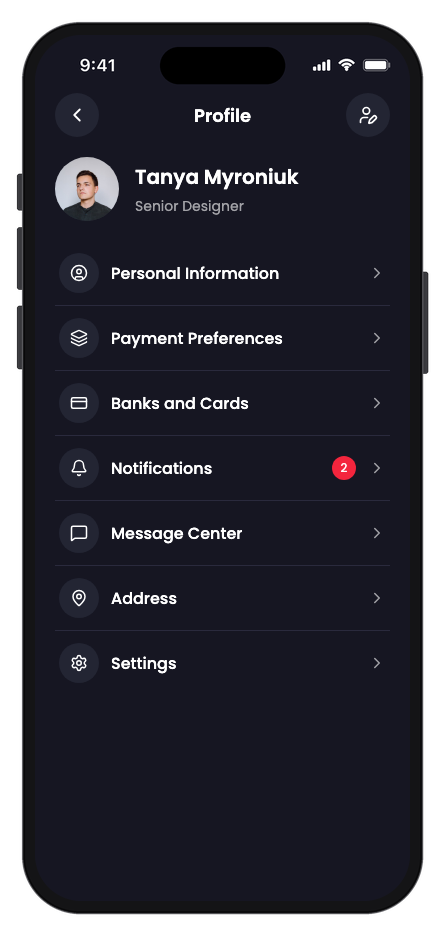 BankPick mobile app template screenshot 3