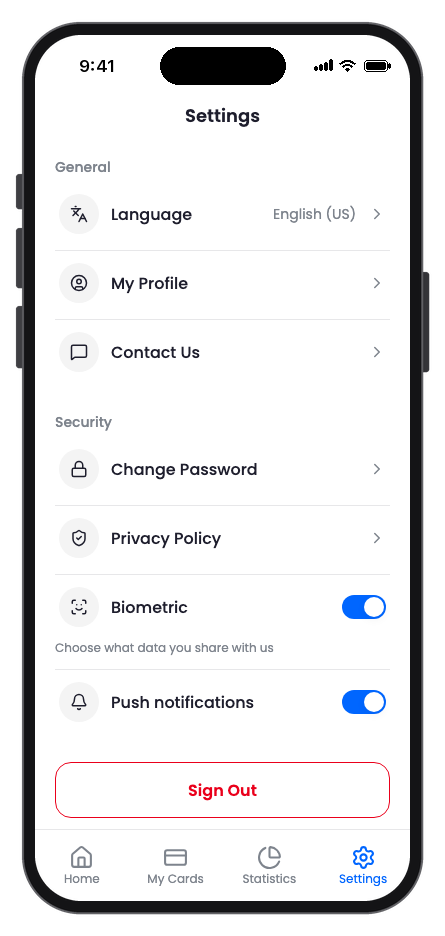 BankPick mobile app template screenshot 5