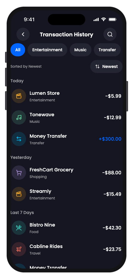 BankPick mobile app template screenshot 8