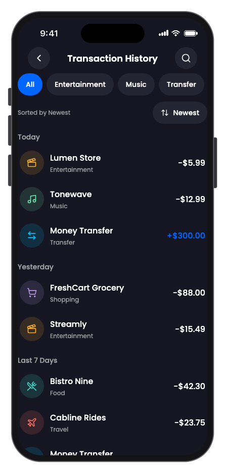BankPick mobile app template screenshot 8