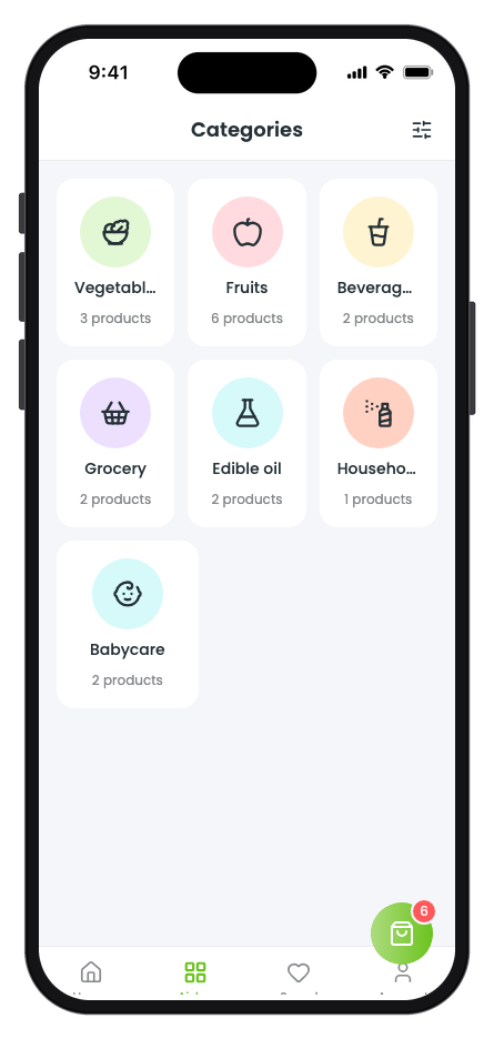 BigCart mobile app template screenshot 4